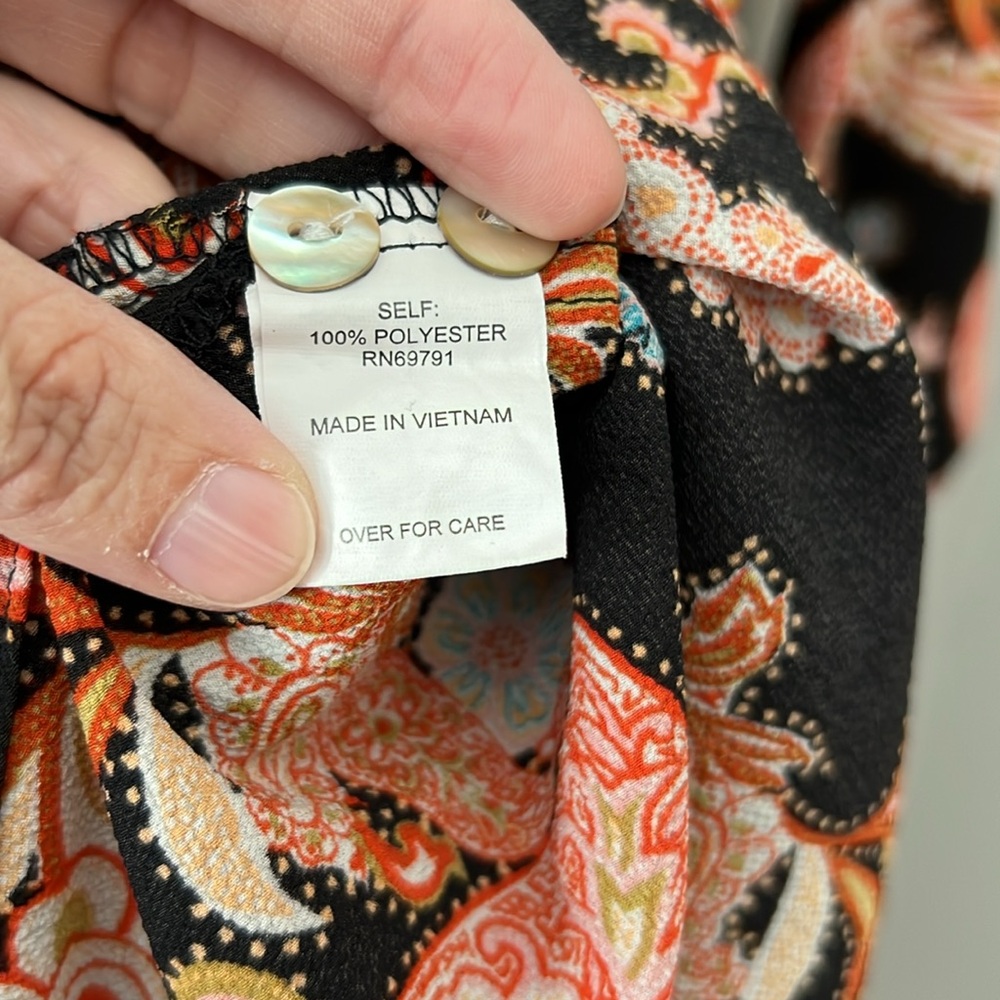 Figueroa & Flower gorgeous tunic blouse size medium - Picture 8 of 10